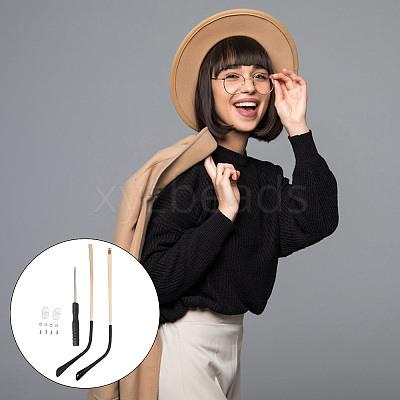 4Pcs 2 Colors Alloy Eyeglasses Arm FIND-GF0004-29-1