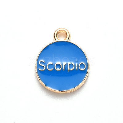 Alloy Enamel Pendants LS-ENAM-S124-01B-02L-1