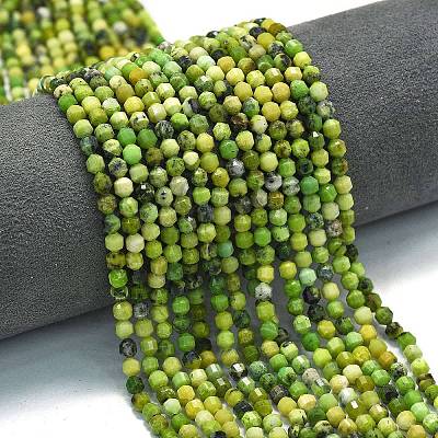 Natural Serpentine Beads Strands G-A260-A15-01-1
