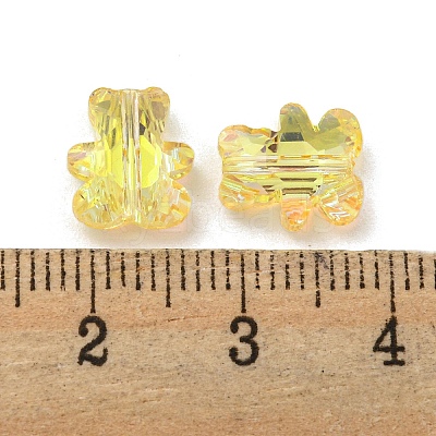 100Pcs Electroplate Glass Beads EGLA-P058-HR01-1
