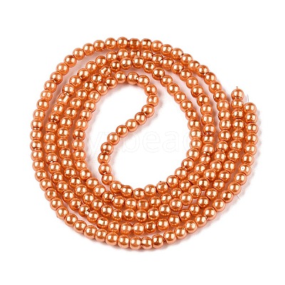 Baking Paint Glass Pearl Bead Strands HY-Q003-3mm-36-A-1