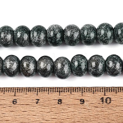 Opaque Baking Paint Glass Beads Strands GLAA-Q110-03A-14-1