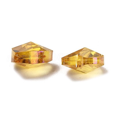 Electroplate Glass Beads EGLA-Q091-14mm-A12-1