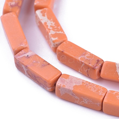Synthetic Imperial Jasper Beads Strands G-E508-02K-1