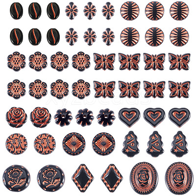 257Pcs Opaque Acrylic Beads OACR-TA0003-67-1