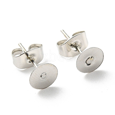 Iron Stud Earring Findings IFIN-Q001-01B-P-1