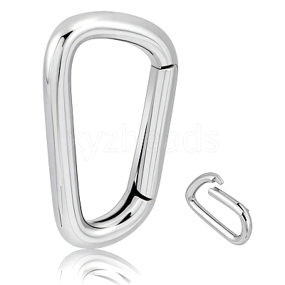 925 Sterling Silver Spring Gate Rings STER-BC0004-35P-1