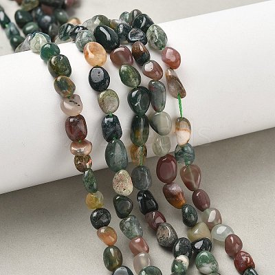 Natural Indian Agate Beads Strands G-F521-53-1