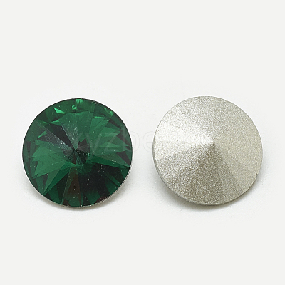 Pointed Back Glass Rhinestone Cabochons RGLA-T086-10mm-15-1