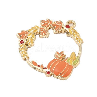 Thanksgiving Day Alloy Enamel Pendants LS-FIND-Z064-03E-1