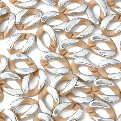 100Pcs Acrylic Linking Rings SACR-CJ0001-35S-1