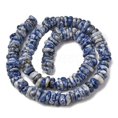 Natural Blue Spot Jasper Beads Strands G-A285-A10-01-1