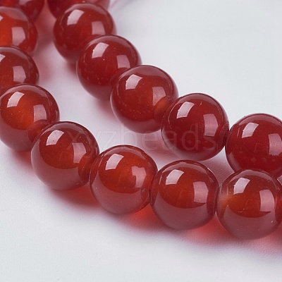 Natural Carnelian Beads Strands X-G-GSR8MM060-2-1