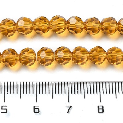 Transparent Glass Beads EGLA-A035-T6mm-D04-1