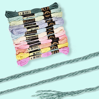 6-Ply Polyester Embroidery Floss OCOR-WH20074-01A-01-1