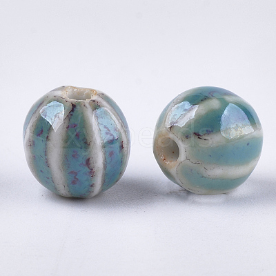 Handmade Porcelain Beads PORC-S498-24G-1