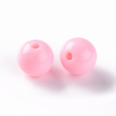 Opaque Acrylic Beads MACR-S370-C12mm-A01-1