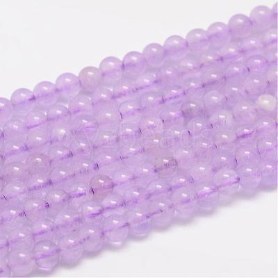 Natural Lavender Amethyst Beads Strands G-F306-11-5mm-1