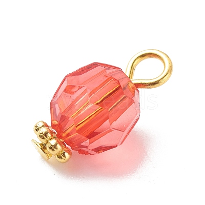Transparent Acrylic Pendants PALLOY-JF01834-09-1
