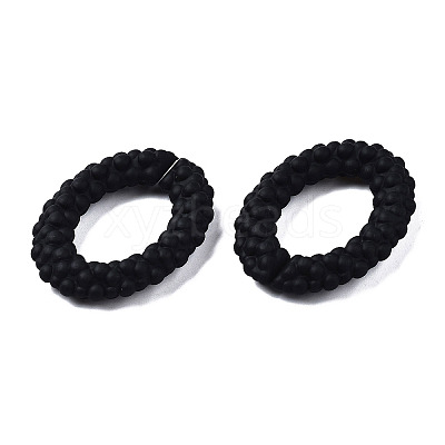 Spray Painted CCB Plastic Linking Rings CCB-Q091-011A-1