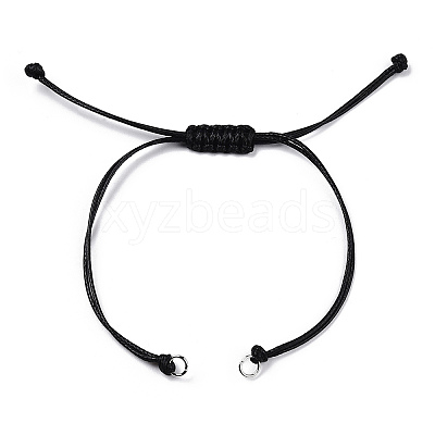 Korean Waxed Polyester Cord Braided Bracelets X1-MAK-T010-01P-1