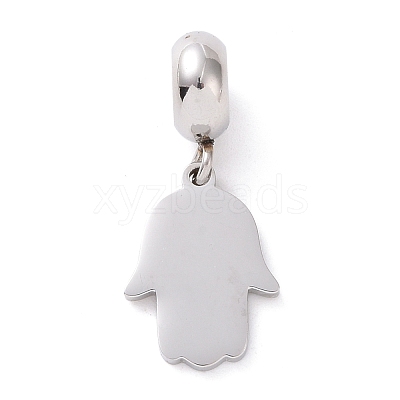 304 Stainless Steel European Dangle Charms STAS-I177-24A-P-1