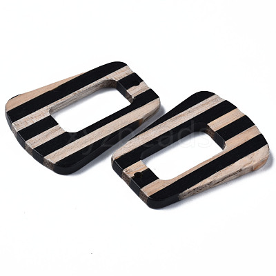 Resin & Wood Pendants RESI-N025-013A-B02-1