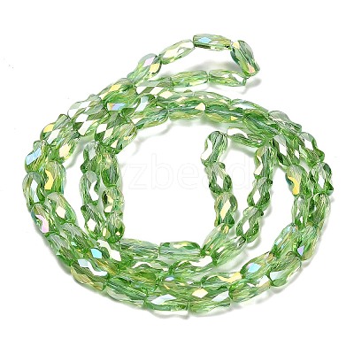 Electroplate Glass Beads Strands EGLA-P066-01A-AB06-1