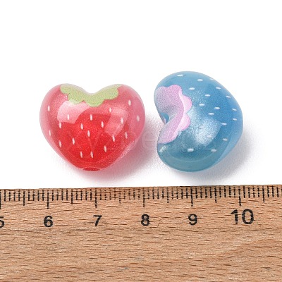 Printed Opaque Acrylic Beads AC-CBAE647-14A-1