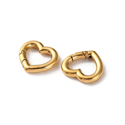 304 Stainless Steel Spring Gate Clasps STAS-A193-03G-1