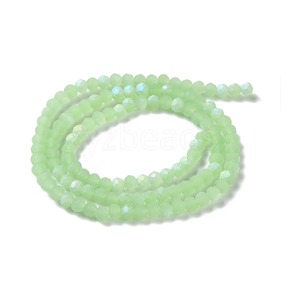 Imitation Jade Glass Beads Strands X1-EGLA-A034-J4mm-MB01-1