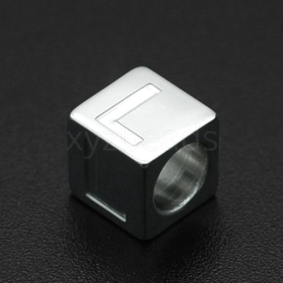 Non-Tarnish 201 Stainless Steel European Beads STAS-N090-LA062-L-1