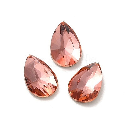 Glass Rhinestone Cabochons RGLA-P037-11B-D-1