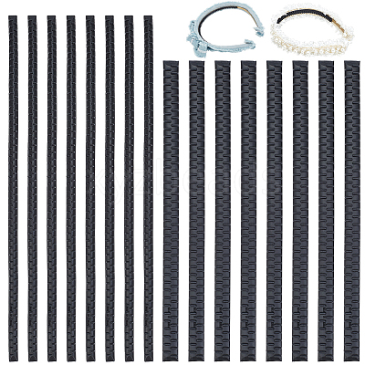 24Pcs 2 Styles Plastic Firm Headband Non-slip Strip DIY-CY0003-02-1