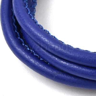 Microfiber Leather Multi-strand Cord Bracelets Makings FB-CBA983F-01G-09-1