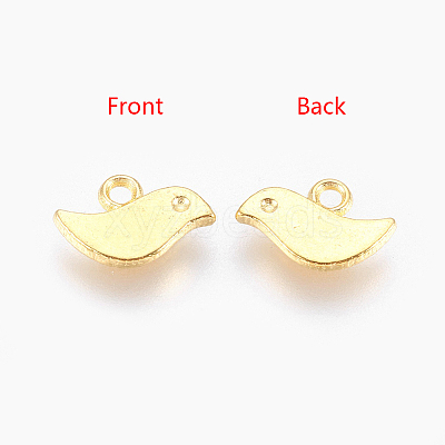 Tibetan Style Alloy Charms TIBEP-A18898-G-FF-1