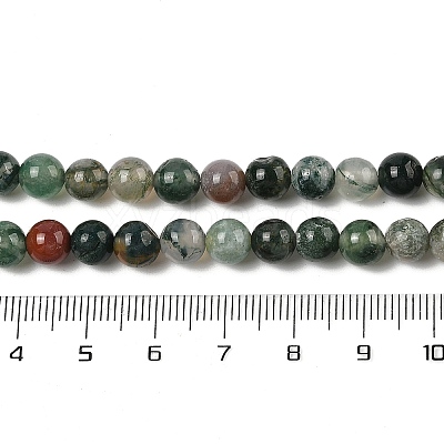 Natural Indian Agate Beads Strands G-A248-A01-01-1