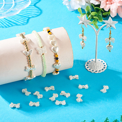 200Pcs ABS Imitation Pearl Beads OACR-TA0003-84C-1