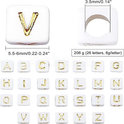 Plating Acrylic Beads SACR-CA0001-04-1