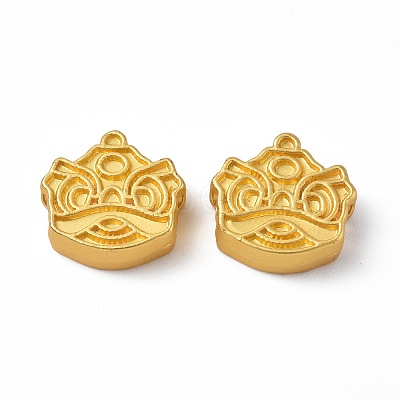 Rack Plating Alloy Beads PALLOY-I215-30G-1