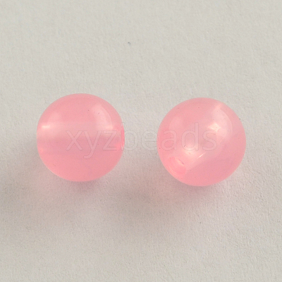 Imitation Jelly Round Acrylic Beads TACR-R112-10mm-02-1