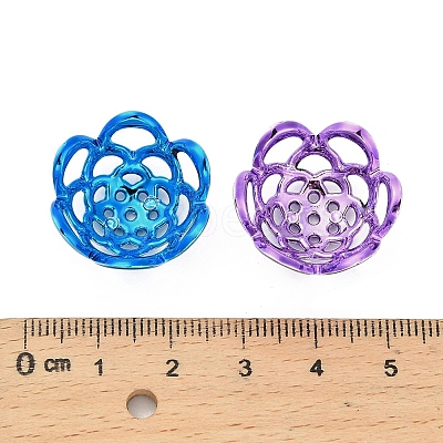 UV Plated ABS Bead Caps OACR-D316-04C-1
