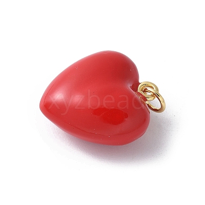 Brass Enamel Pendants KK-D336-08G-02-1