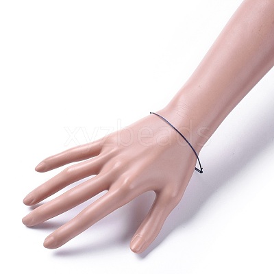 Adjustable Flat Waxed Polyester Cords Bracelet Making AJEW-JB00508-04-1