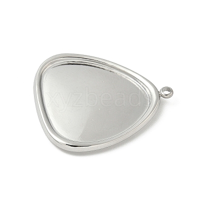304 Stainless Steel Pendant Cabochon Settings for Enamel LS-STAS-L293-03P-1