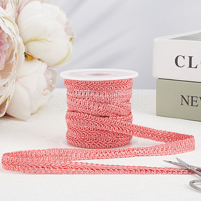 10Yards Polyester Lace Trim Ribbon OCOR-GF0004-83A-1