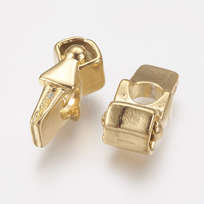 Ion Plating(IP) 304 Stainless Steel European Beads STAS-J022-012G-1