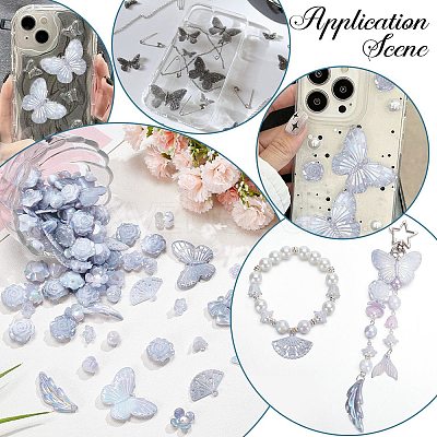 100G Plastic Pendants & Beads & Decoden Cabochons OHAR-SC0002-99B-1