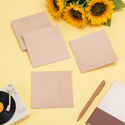 Square Wood Board FIND-WH0141-067B-1