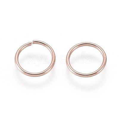 304 Stainless Steel Open Jump Rings STAS-O098-02RG-07-1
